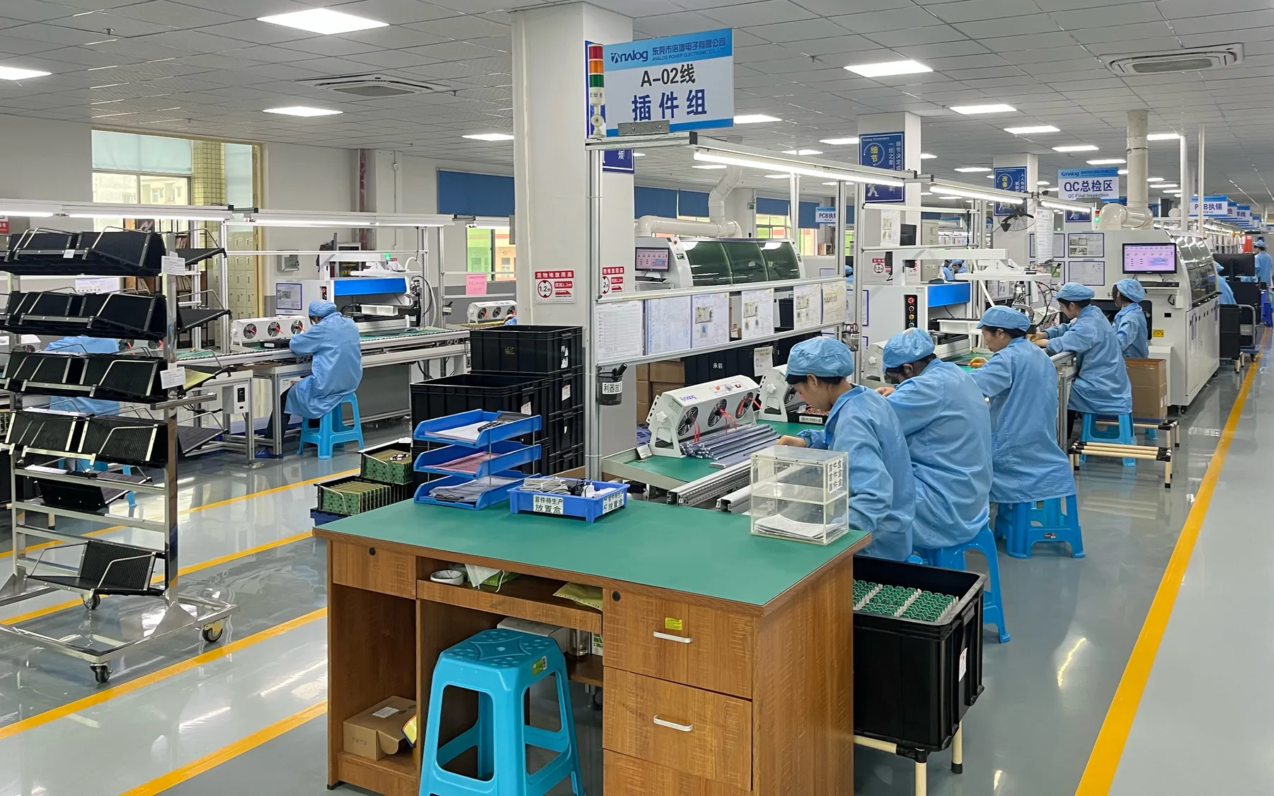 Willtronix production floor with assembly and quality-control lines