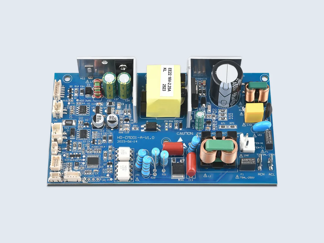Willtronix assembled power control PCB with SMT and through-hole components